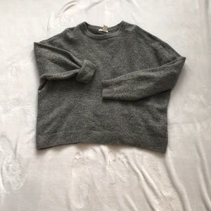 Gray oversized sweater H&M